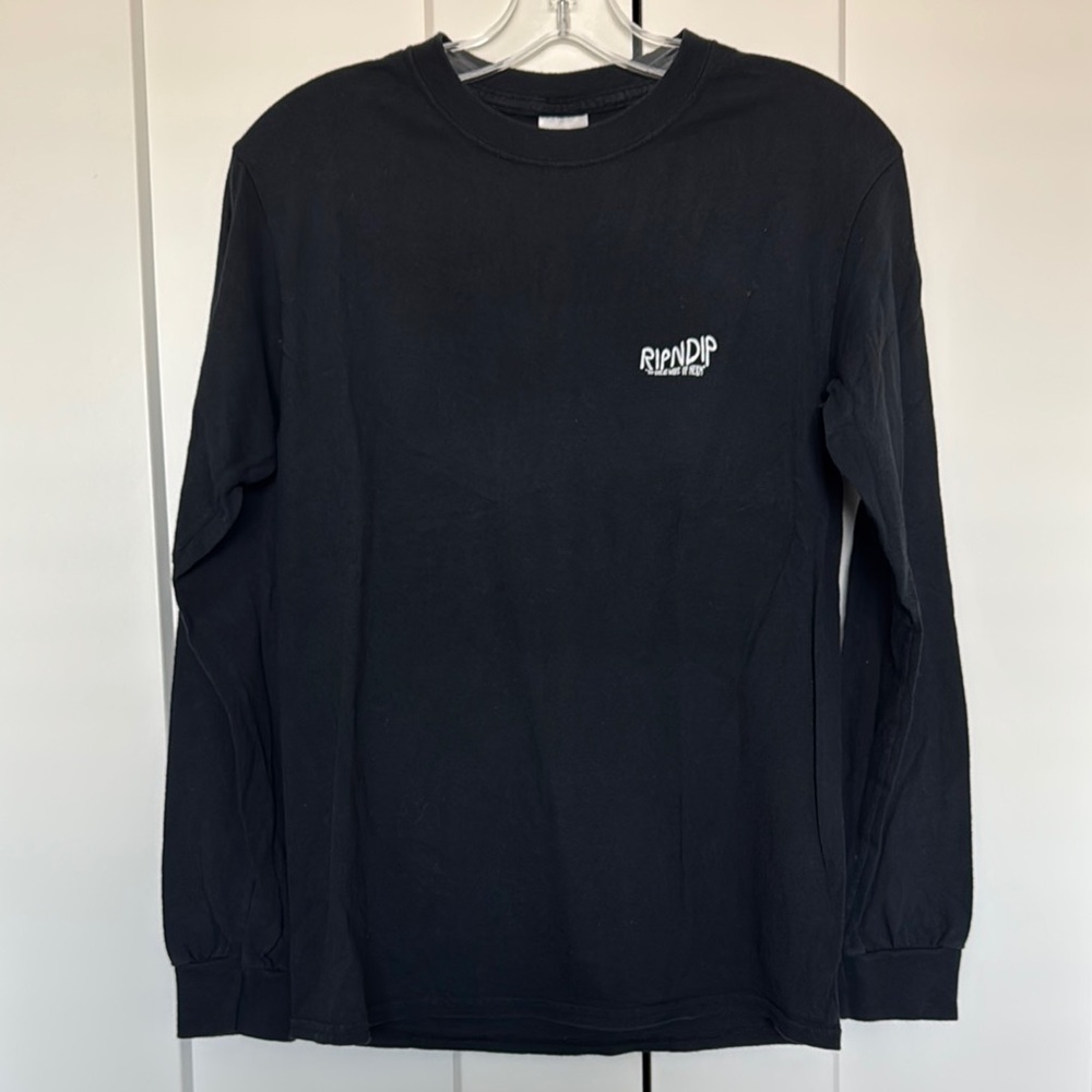 Ripndip Black Long Sleeve Tee Classic Style